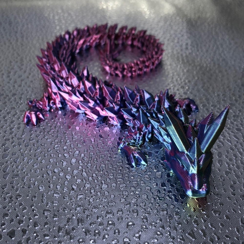 3D Printed Crystal Dragon
